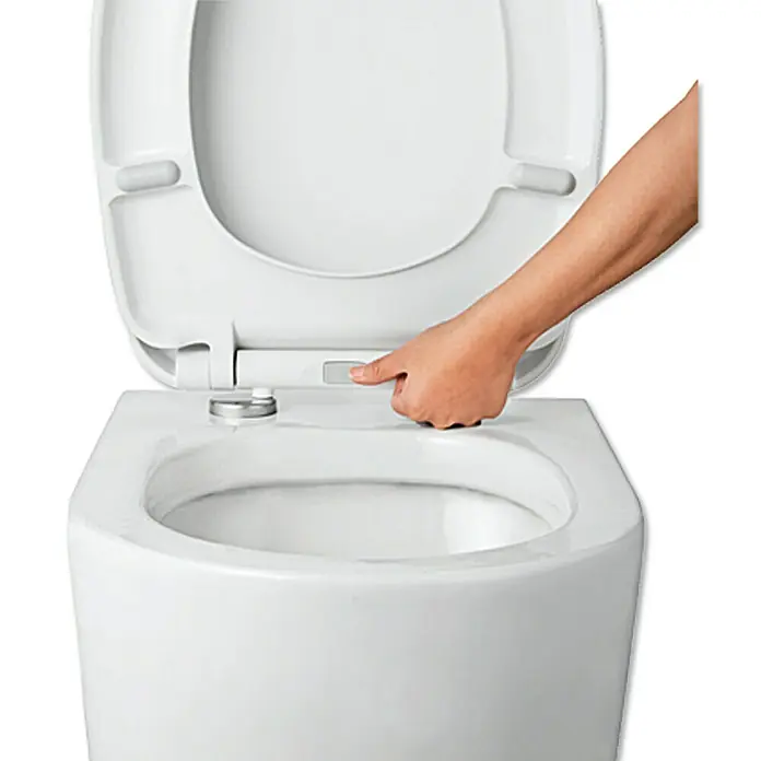 WC daska Siracusa - Samospuštajuća, Duroplast, Bijele boje