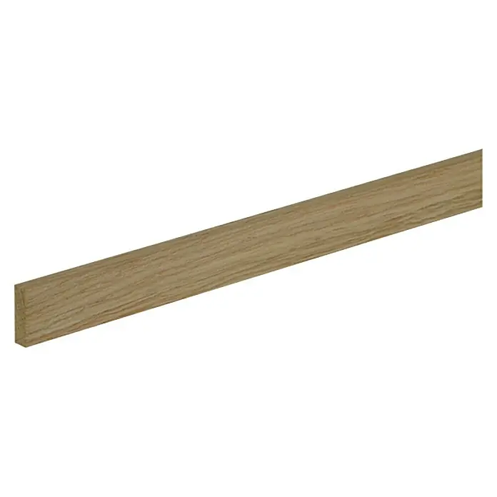 Profiles and more Ravni profil - 1 m x 10 mm x 29 mm, Hrast, Neobrađeno - Pogled s lijeve strane