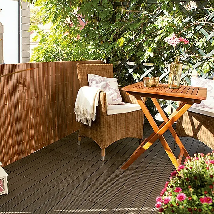 Gardol Comfort Sichtschutzmatte - Braun, 300 x 180 cm - Stimmungsaufnahme