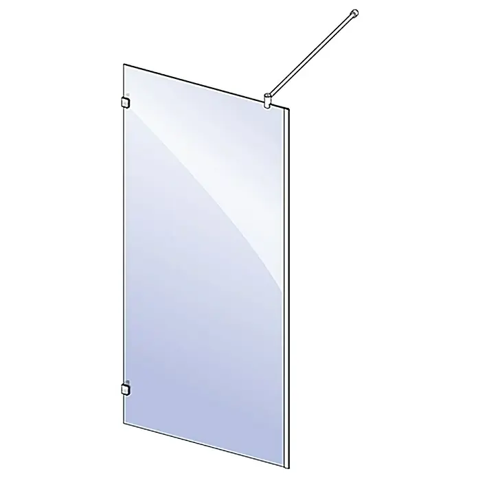 Camargue Air Zuhanyháló C25 - króm, Vastagság: 8 mm, Wonderclean bevonat