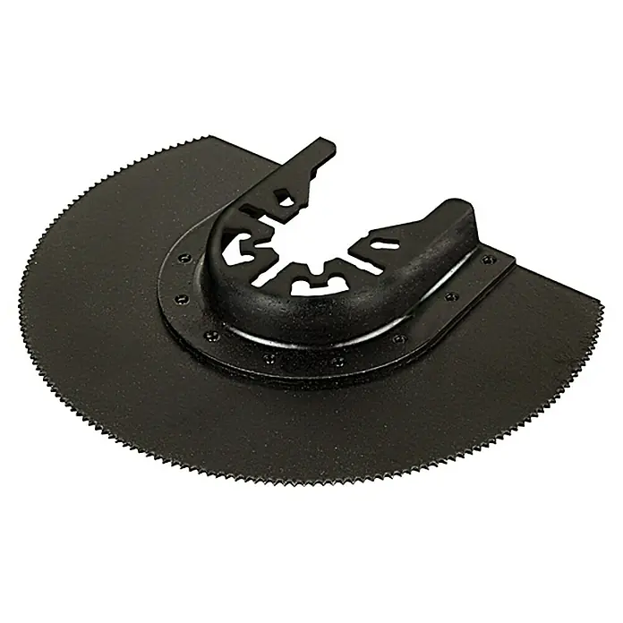 Wolfcraft Sägeblatt für Vibrationssäge halbrund - 85 mm, HS-Stahl - Vorderansicht