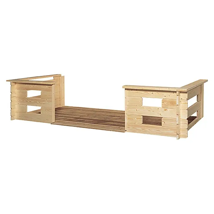 Terraza - Madera, Área: 4,5 m² - Vista frontal