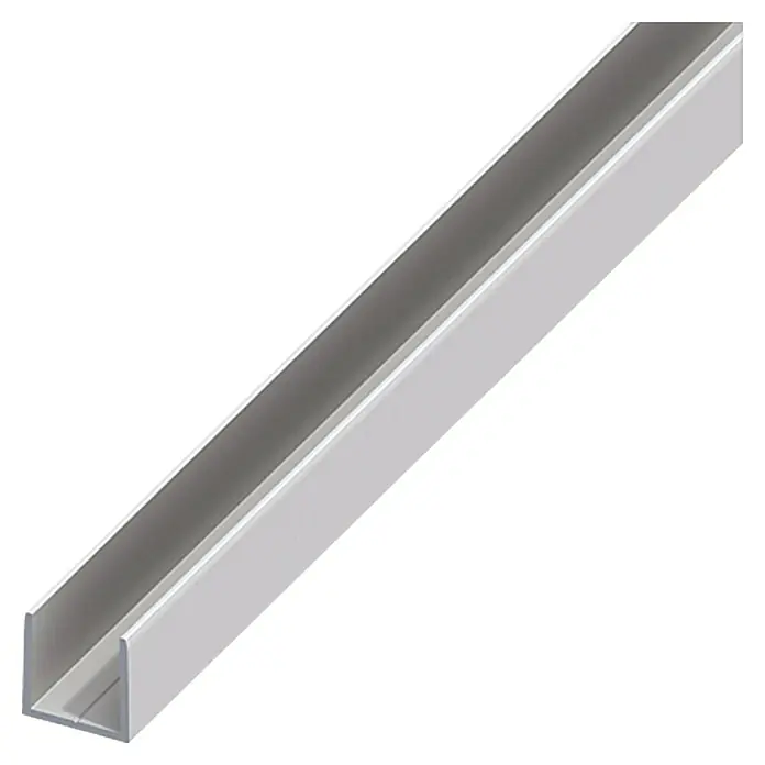 Kantoflex Klemmprofile - Länge: 2.000 mm, B x H: 9,9 x 10 mm - Linke Seitenansicht