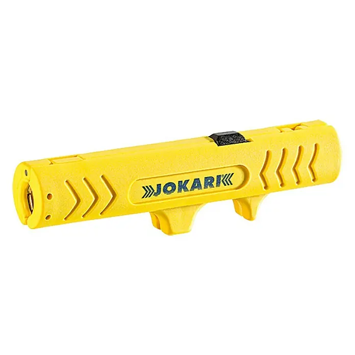 Jokari Univerzalni nož za skidanje izolacije - Poliamid, Premaz od titan-nitrida, Prikladno za: Okrugli kabel Ø 8 - 13 mm