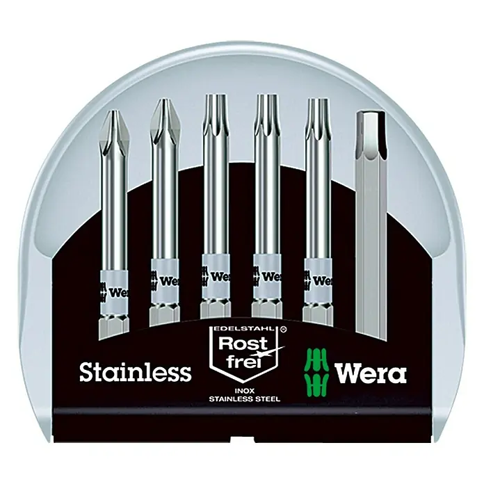 Wera Bit-Set Bit-Check Stainless - 6 -tlg.
