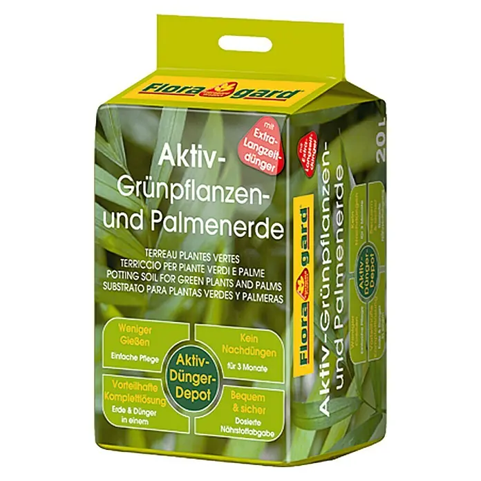 Floragard Grünpflanzen- & Palmenerde Aktiv - 20 l