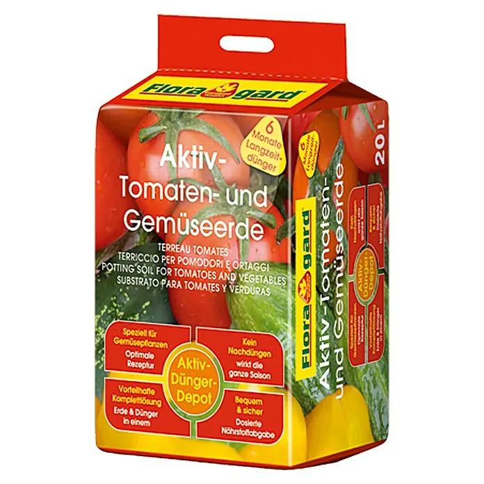 Floragard Tomaten- & Gemüseerde Aktiv - 20 l