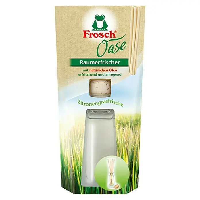 Frosch Oase Raumerfrischer - Zitronengrasfrische, 90 ml - Vorderansicht