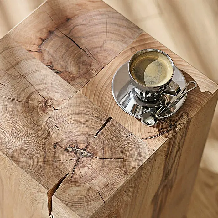 Noblewood Massivholzblock - Buche, 30 x 30 x 45 cm