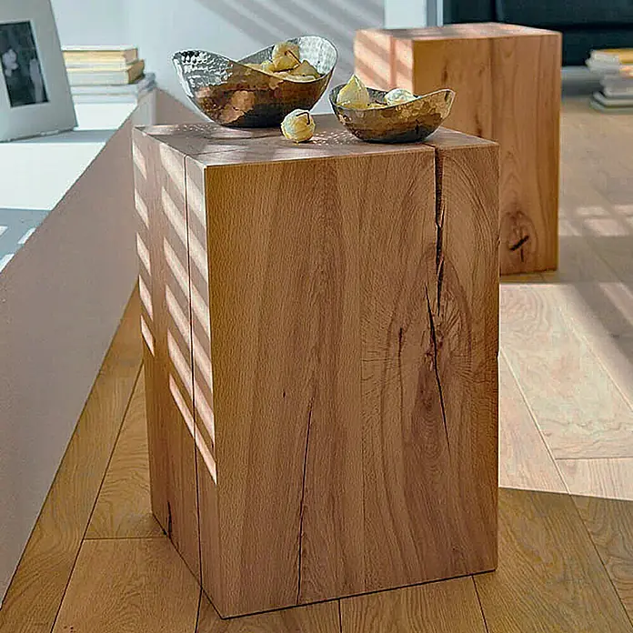 Noblewood Massivholzblock - Buche, 30 x 30 x 45 cm