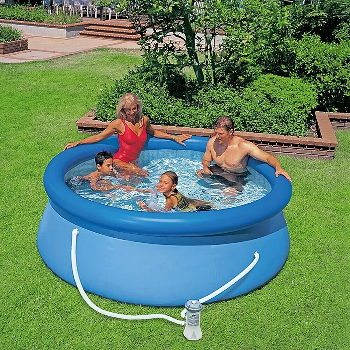 Bestway Zwembad met filterpomp FAST - Ø x h: 244 x 66 cm, 2.419 l, Blauw