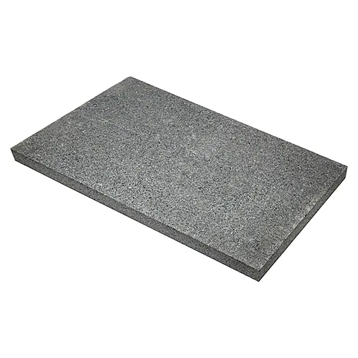 Granitplatte G 654 - Anthrazit, 40 x 60 x 3 cm, Granit, Wassergestrahlt