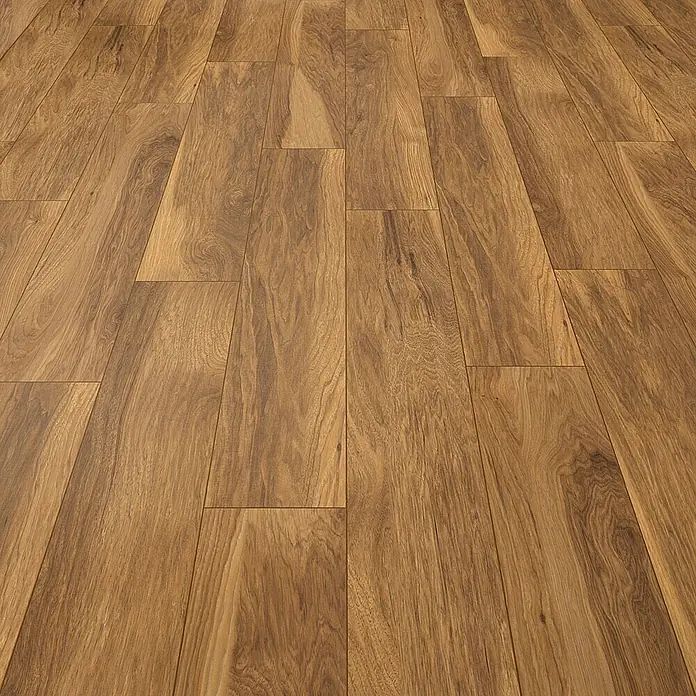 LOGOCLIC Vinto Laminat Hickory Marsala - 1.285 x 192 x 10 mm, Rustikalni pod - Detaljan prikaz