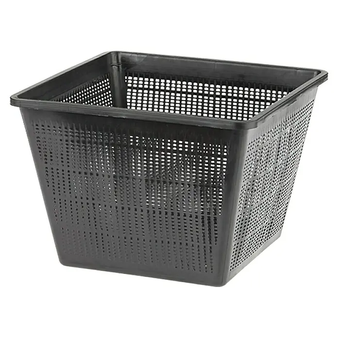 Oase Ukrasna košara za biljke - Četverokutno, 28 cm, 14 l - Pogled sprijeda
