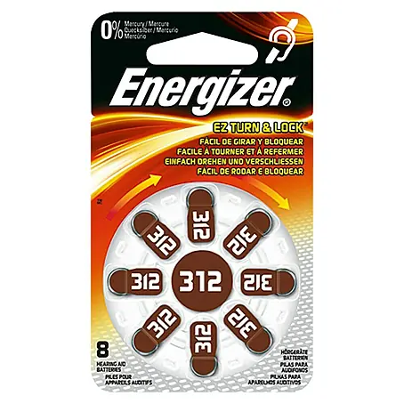 Energizer  Hörgerätebatterie EZ Turn & Lock 312