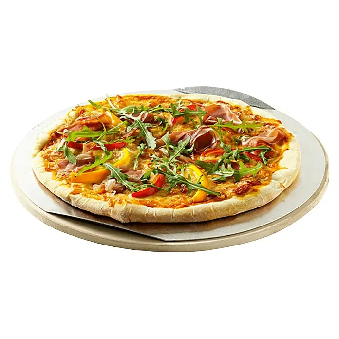 Weber Pizzasteen - Diameter: 36,5 cm, Cordieriet - Zijaanzicht rechts