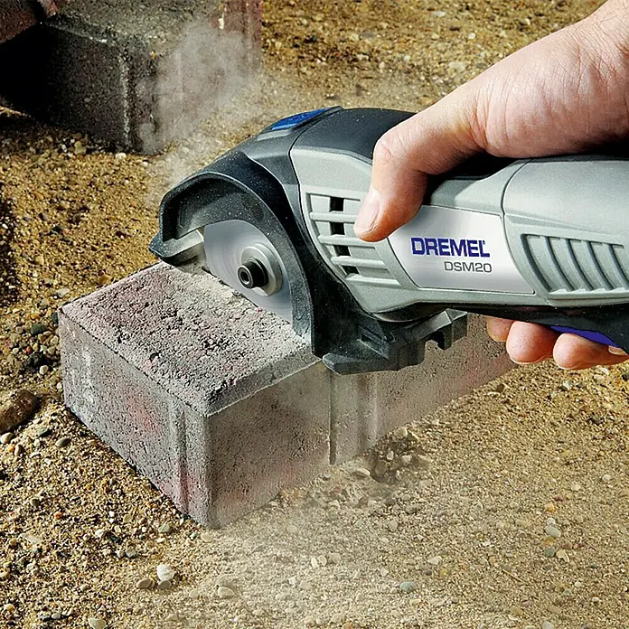 Dremel Kompaktsäge DSM20 3/4 - 710 W, Max. Leerlaufdrehzahl: 17.000 U/min, Schnitttiefe: 20 mm