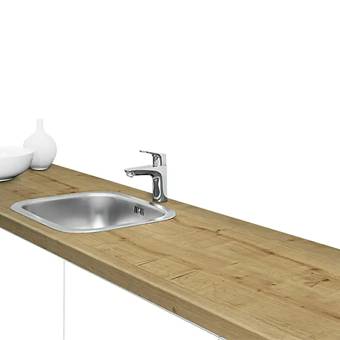 Resopal Basic Kuhinjska radna ploča po mjeri - Mountain Oak, Maksimalna dimenzije rezanja: 365 cm, Debljina: 3,8 cm, Širina: 60 cm - Živopisni prikaz