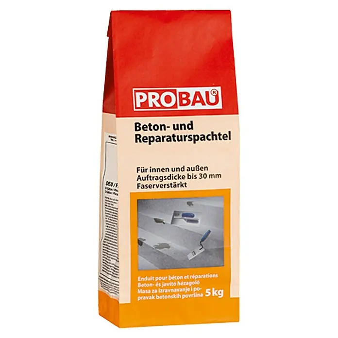 Probau Masa za popravke u betonu - 5 kg, Vrlo nizak udio kromata - Pogled sprijeda