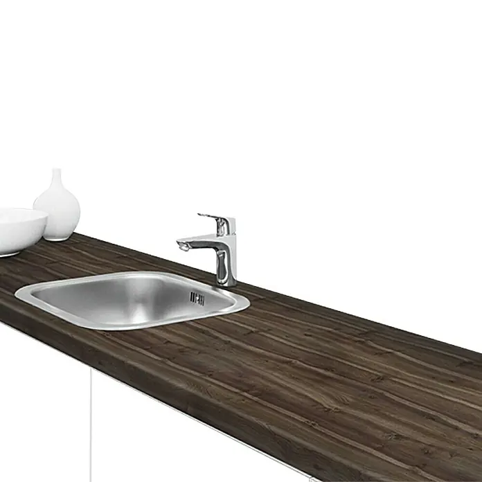 Resopal Premium Encimera de cocina al corte Dartmoor Oak - Longitud máxima de la encimera: 365 cm, Espesor: 3,8 cm, Ancho: 60 cm - Foto ambiente