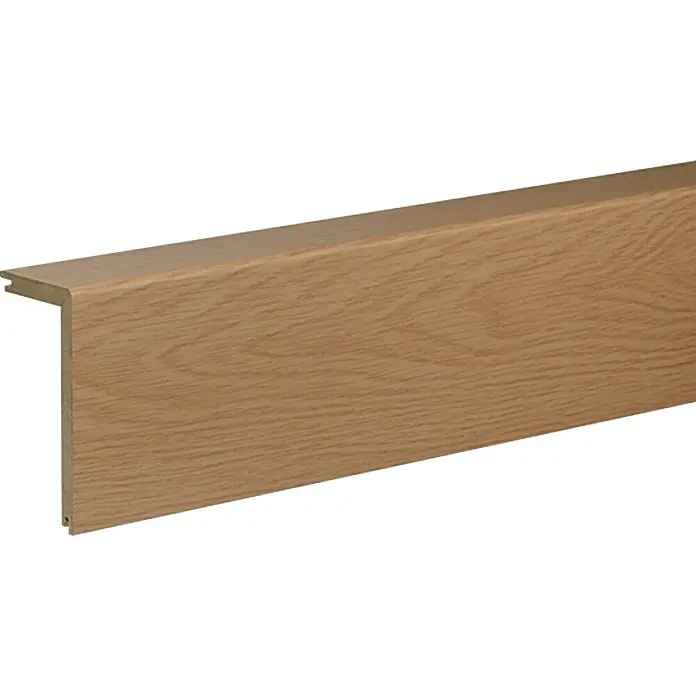 Profiles and more Rohrabdeckleiste - Eiche, 2,4 m x 41 mm x 91 mm, Gerade