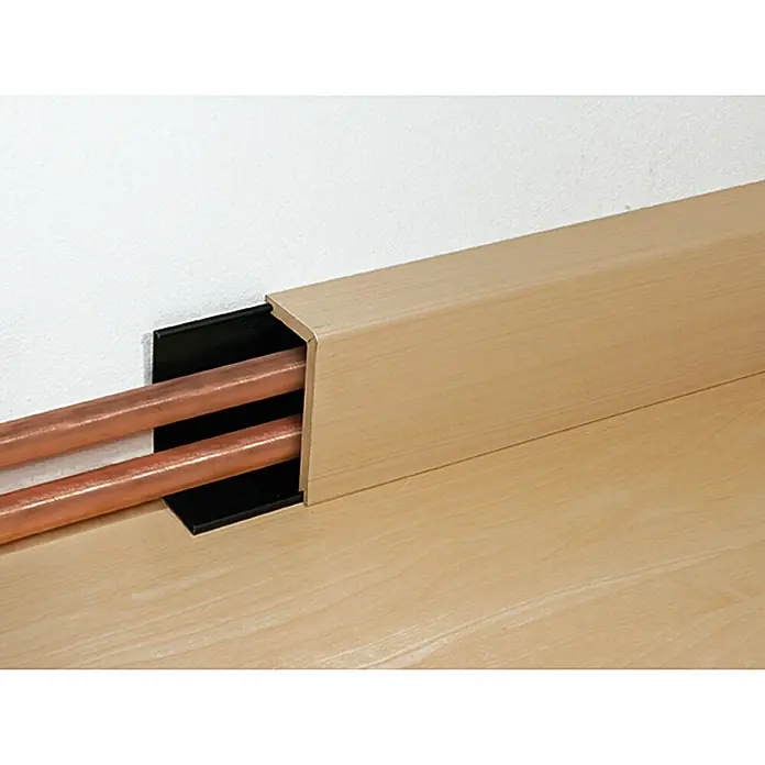 Profiles and more Rohrabdeckleiste - Ahorn, 2,4 m x 41 mm x 91 mm, Gerade