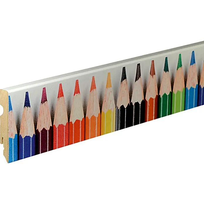 Plint - 2,4 m x 15 mm x 80 mm, Recht
