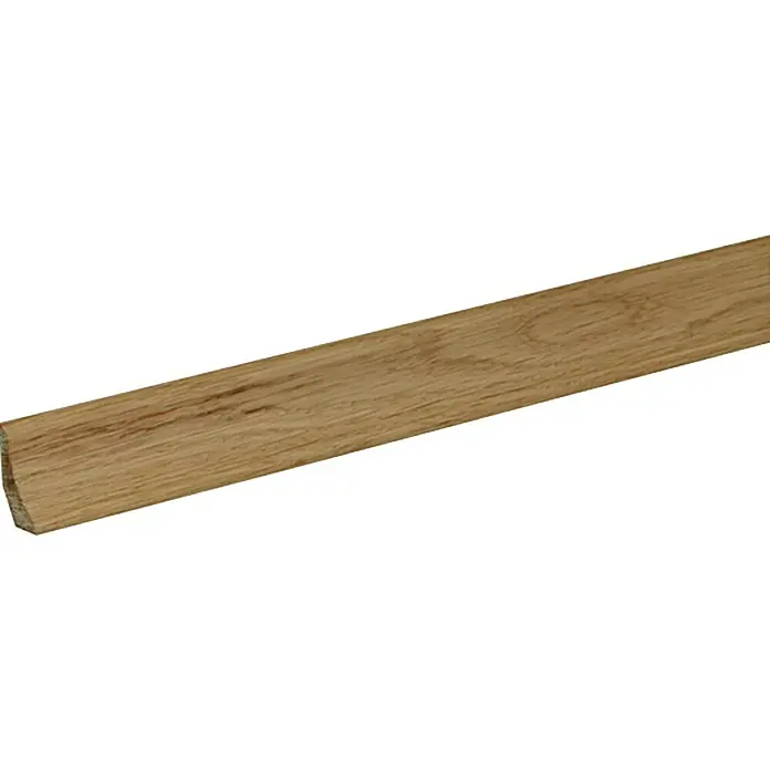 Masivna letvica - 2,4 m x 16 mm x 30 mm, Hrast, Lakirano - Pogled s lijeve strane