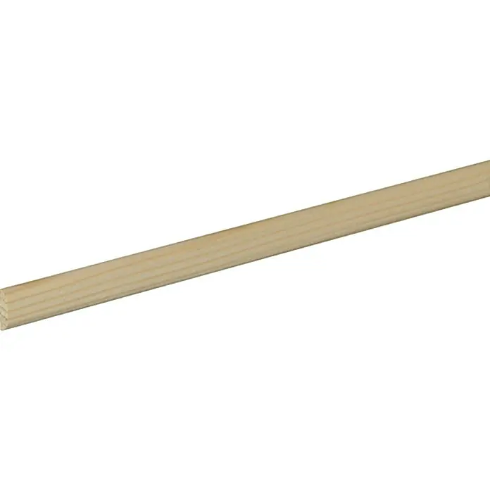 Lajsna za tapete - 2,4 m x 0,4 cm x 1,9 cm, Bor - Pogled s lijeve strane
