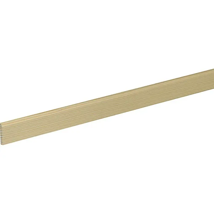 Rubna stolna letvica - 2,4 m x 0,4 cm x 2,3 cm, Bor - Pogled s lijeve strane