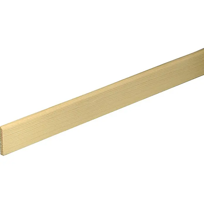 Rubna stolna letvica - 2,4 m x 0,4 cm x 2,9 cm, Bor - Pogled s lijeve strane