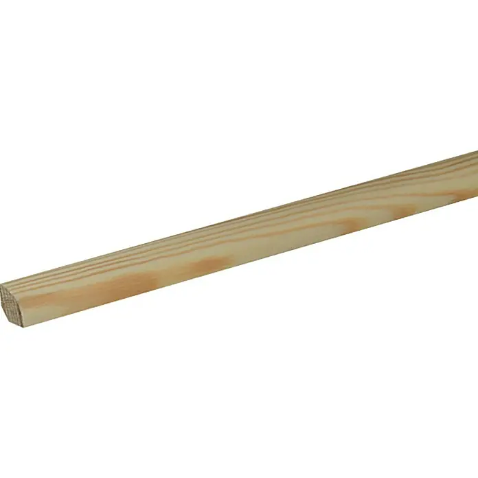 Drvena lajsna - Smreka / bor, 2,4 m x 1,8 cm x 1,8 cm - Pogled s lijeve strane