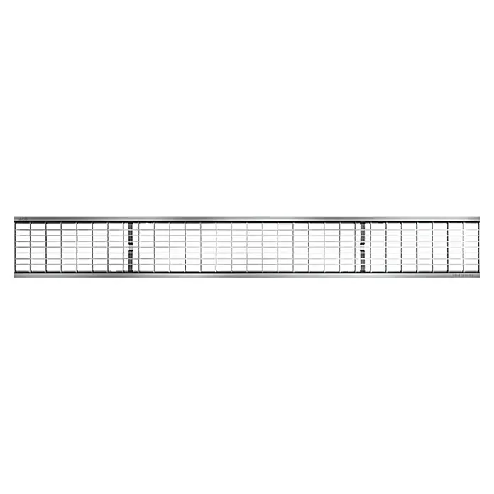 ACO Galaline Maschenrost - 100 x 13,5 x 3 cm, Maschenweite: 30/10 mm, Stahl - Linke Seitenansicht