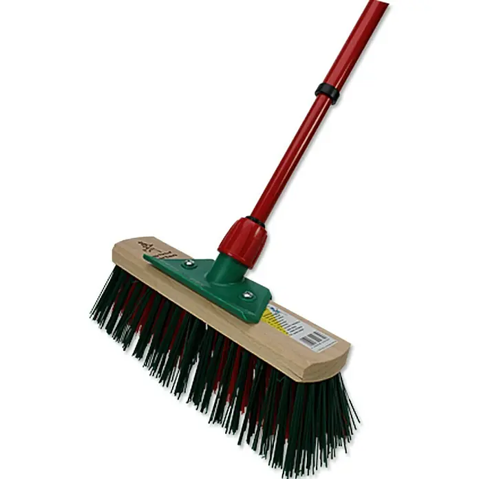 Gartenbesen - 30 cm, Elaston, Mit Teleskopstiel - Linke Seitenansicht