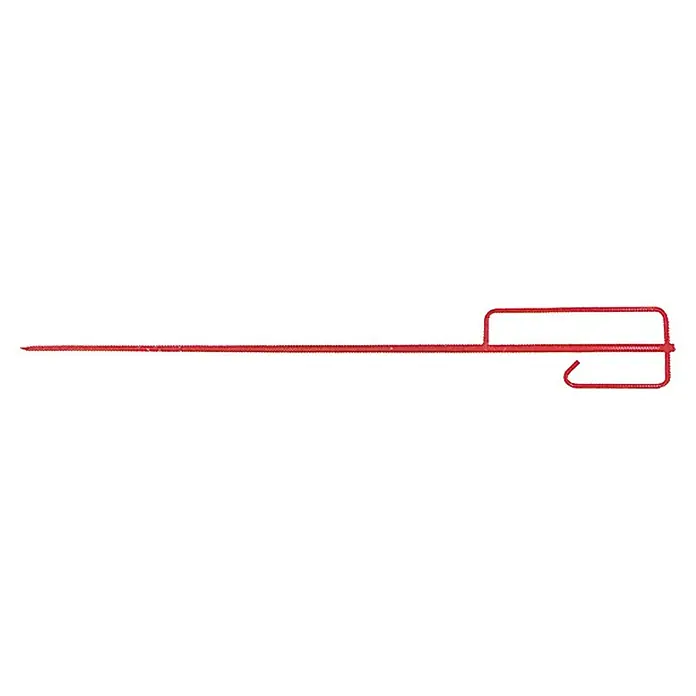 Heka Absperrleinenhalter - 120 cm, Sicherheitsbügel - Vorderansicht