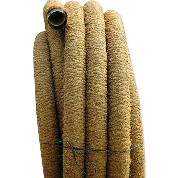 ACO Master Drainagerohr Meterware - Durchmesser: 100 mm, Max. Zuschnittsmaß: 50 m, Kokosummantelung - Rechte Seitenansicht