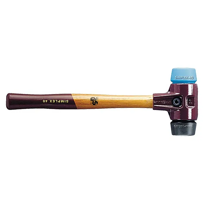 Halder Schonhammer Simplex - 1,1 kg, Holz, Durchmesser Kopf: 50 mm - Linke Seitenansicht