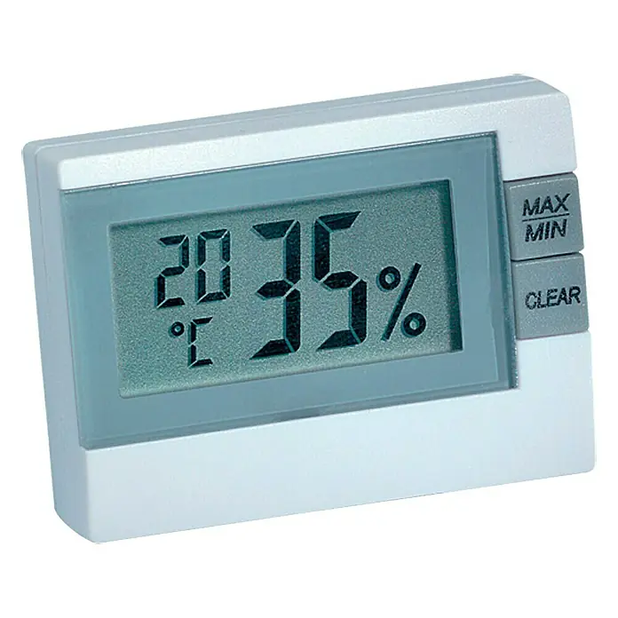 TFA Dostmann Termo-higrometar - Digital, Širina: 5,4 cm - Pogled sprijeda