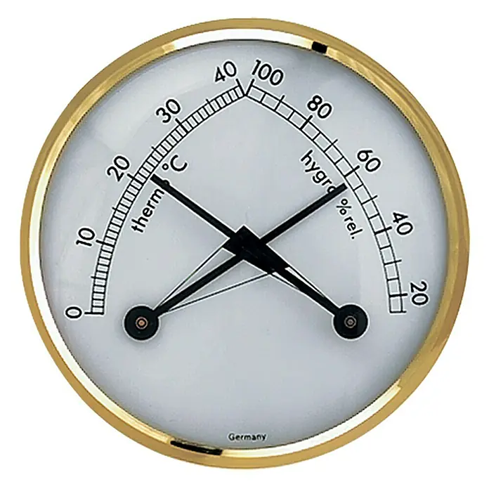 TFA Dostmann Termo-higrometar Klimatherm - Analogno, 7 cm - Pogled sprijeda