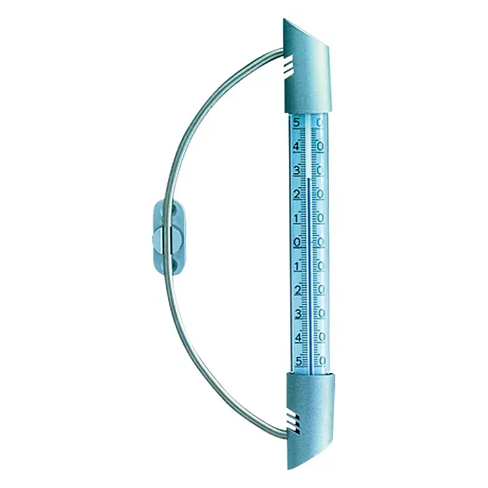 TFA Dostmann Termometar za prozore Orbis - Analogno, Širina: 10,3 cm - Pogled sprijeda