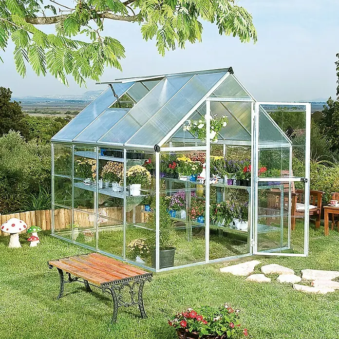 Palram – Canopia Staklenik Hybrid - Polikarbonat, Baza: 4,6 m²