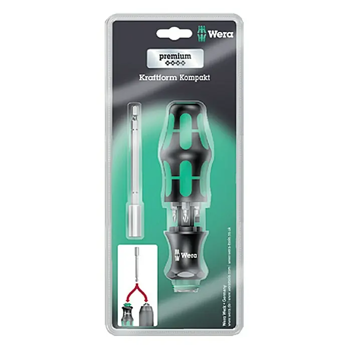 Wera Werkzeug-Set Kraftform Kompakt 28 SB - 7 -tlg.