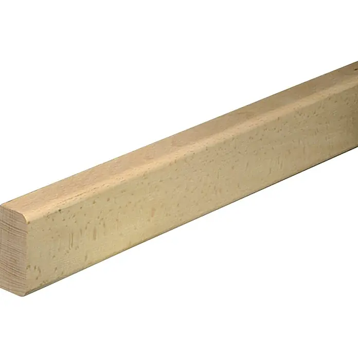 Profiles and more Drvena letvica - 0,95 m x 50 mm x 20 mm, Bukva, Neobrađeno - Pogled s lijeve strane