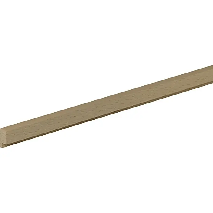 Profiles and more Rubna lajsna s utorom - 95 cm x 20 mm x 10 mm, Bukva, Neobrađeno