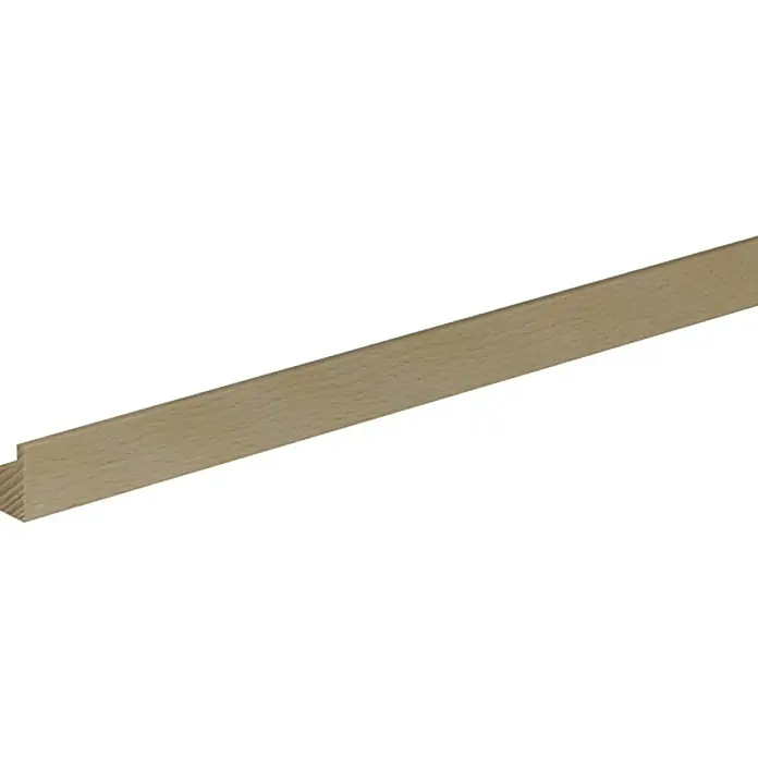 Profiles and more Falzleiste - 95 cm x 23 mm x 13 mm, Buche, Unbehandelt