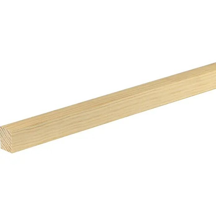 Ravni profil - 2,4 m x 1,9 cm x 2,3 cm, Smreka-bor - Pogled s lijeve strane