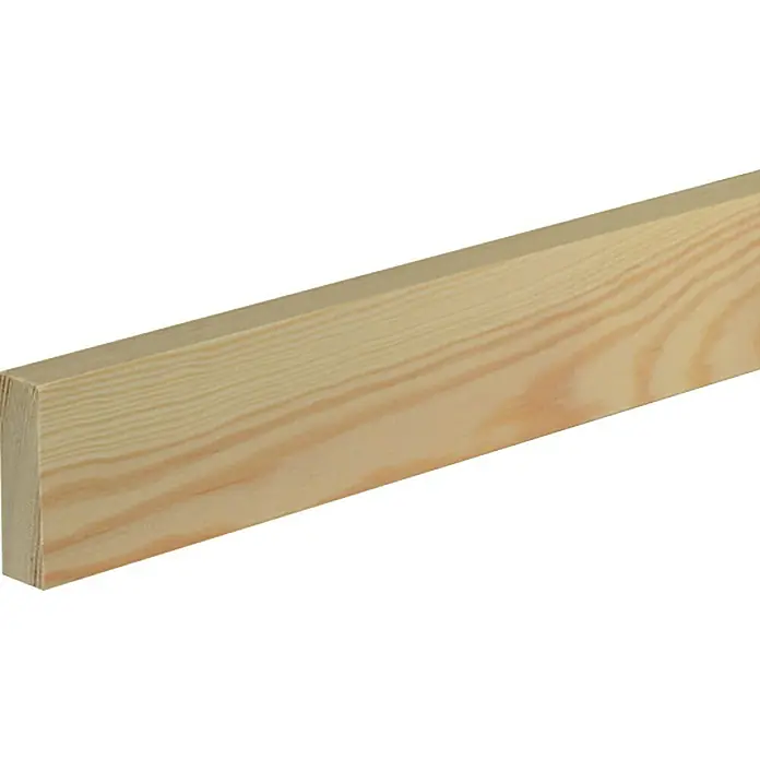 Ravni profil - 2,4 m x 1,9 cm x 6 cm, Smreka-bor