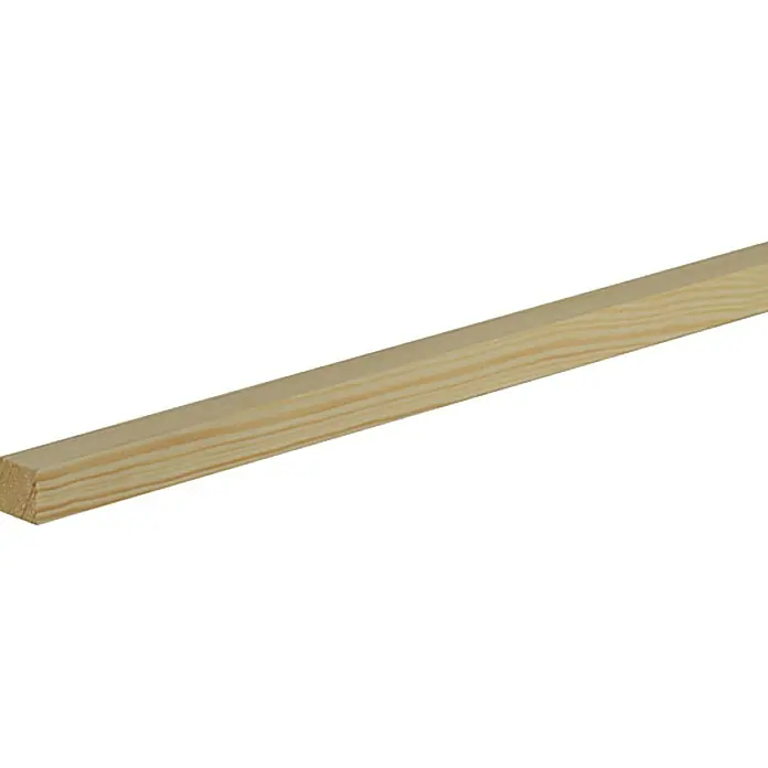Četvrtasti profil - 2,4 m x 1,7 cm x 1,7 cm, Smreka-bor - Pogled s lijeve strane
