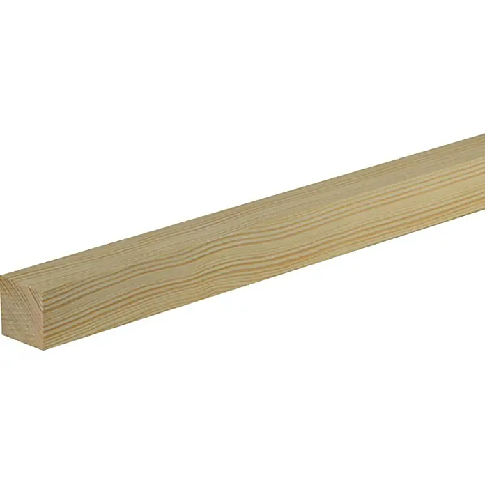Četvrtasti profil - 2,4 m x 2,8 cm x 2,8 cm, Smreka-bor - Pogled s lijeve strane