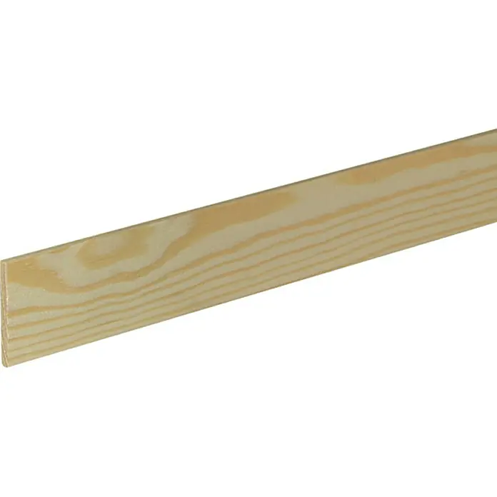 Ravni profil - 2,4 m x 0,5 cm x 4,6 cm, Smreka-bor - Pogled s lijeve strane